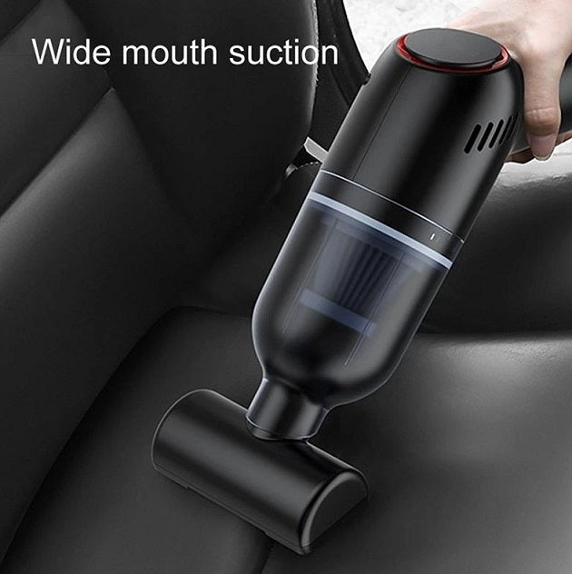 Wireless Handheld Car Vacuum Cleaner with 8000Pa Suction - Black