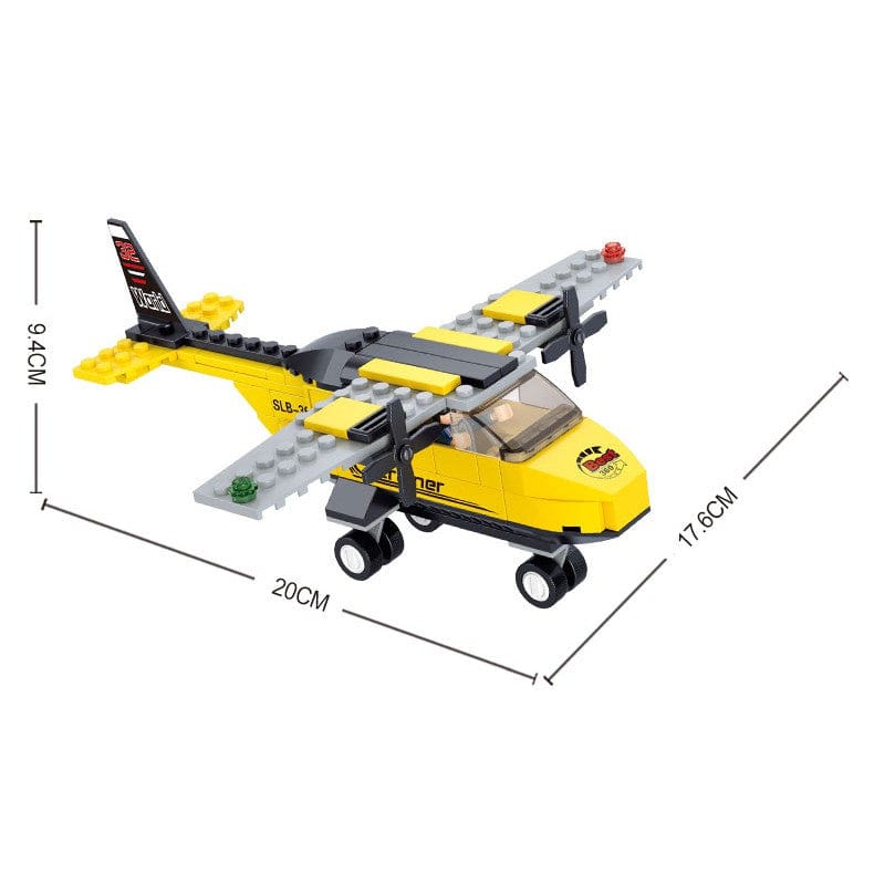 Local Kiwi Deals Baby Gears Sluban Aviation – Trainer Aircraft (M38-B0360) 110PCS