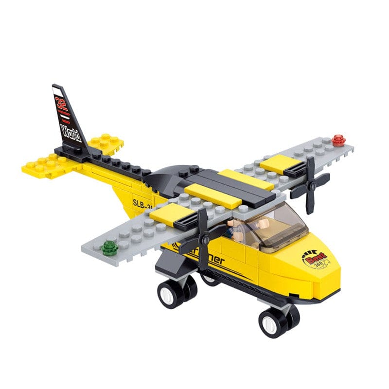 Local Kiwi Deals Baby Gears Sluban Aviation – Trainer Aircraft (M38-B0360) 110PCS