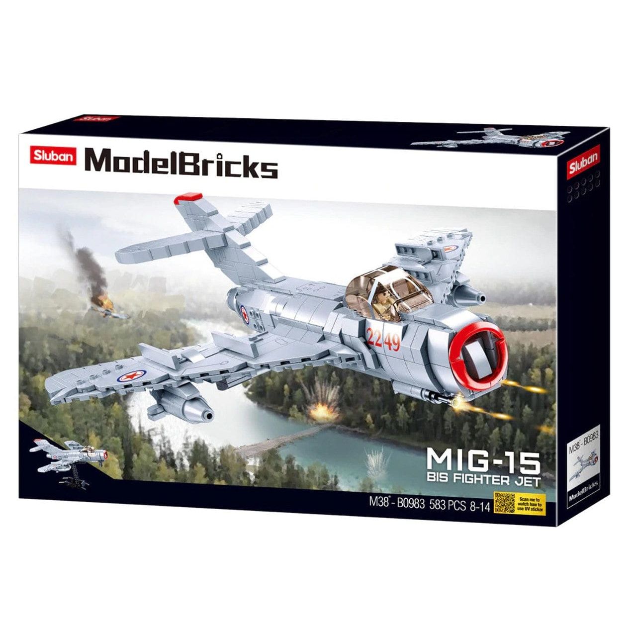 Local Kiwi Deals Baby Gears SLUBAN MIG 15 FIGHTER M38-BO983 583PCS