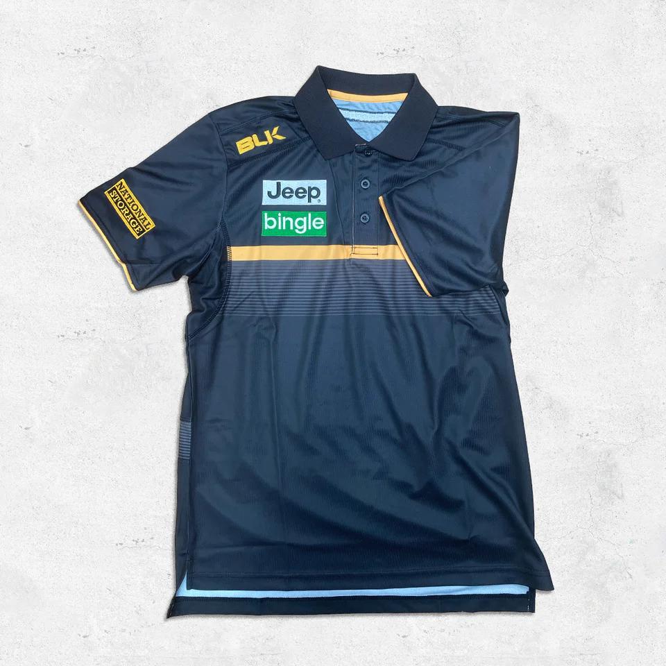 Local Kiwi Deals BLK SPORTS RICHMOND TIGERS MEDIA POLO 2017 5XL BLACK