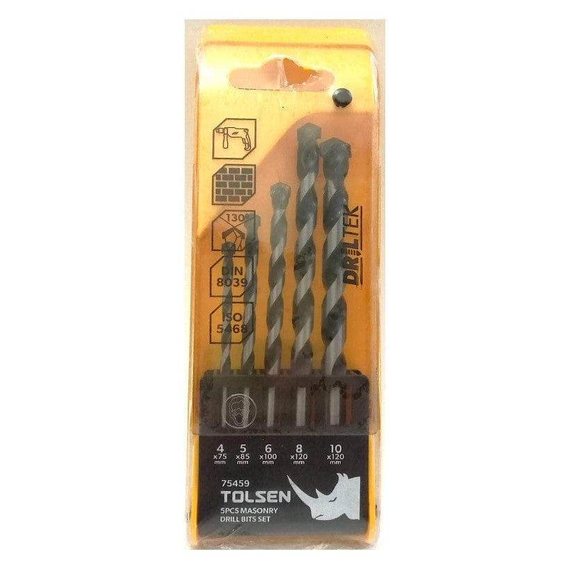 Local Kiwi Deals Building & Renovation TOLSEN 5pc masonry drill bit set