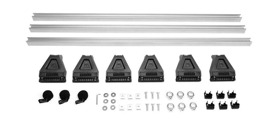 Local Kiwi Deals Car Parts & Accessories 3 x 148cm wide Silver Roof Racks, Toyota Hiace Prado Land Cruiser Mazda Bongo Mitsubishi L300 Nissan Caravan Urban Vannete Safari