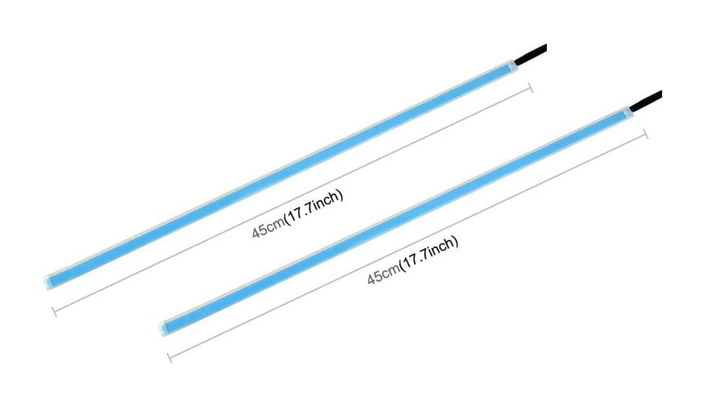 Local Kiwi Deals Car Parts & Accessories LED DRL Daytime Running Lights with Amber Indicator Running Flash 45cm 2 Pack