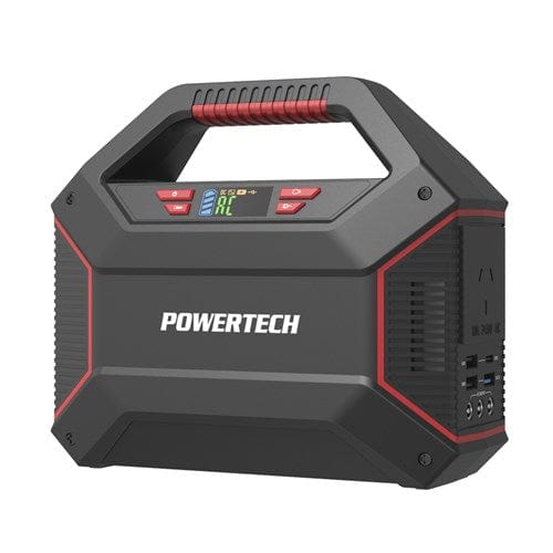 LKD Electronics Electrical and Fittings Powertech Portable 155W Power Centre with 100W Inverter and Digital Display