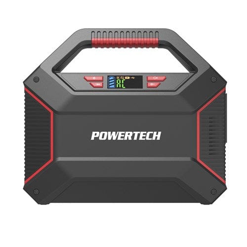 LKD Electronics Electrical and Fittings Powertech Portable 155W Power Centre with 100W Inverter and Digital Display