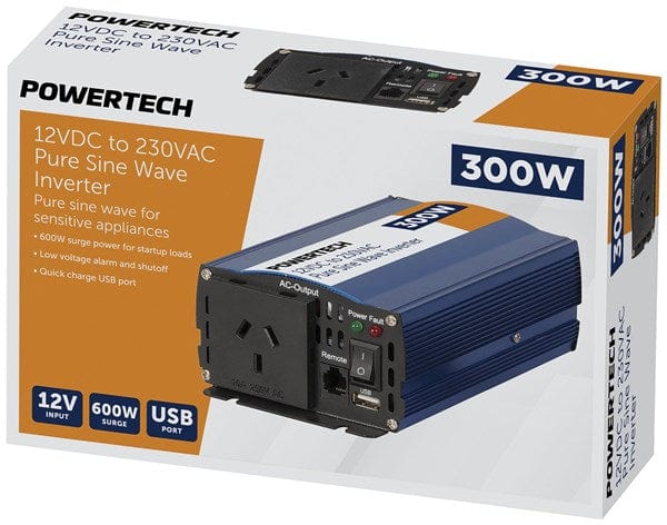 Local Kiwi Deals Electronics 300W 12VDC to 230VAC Pure Sine Wave Inverter - Electrically Isolated