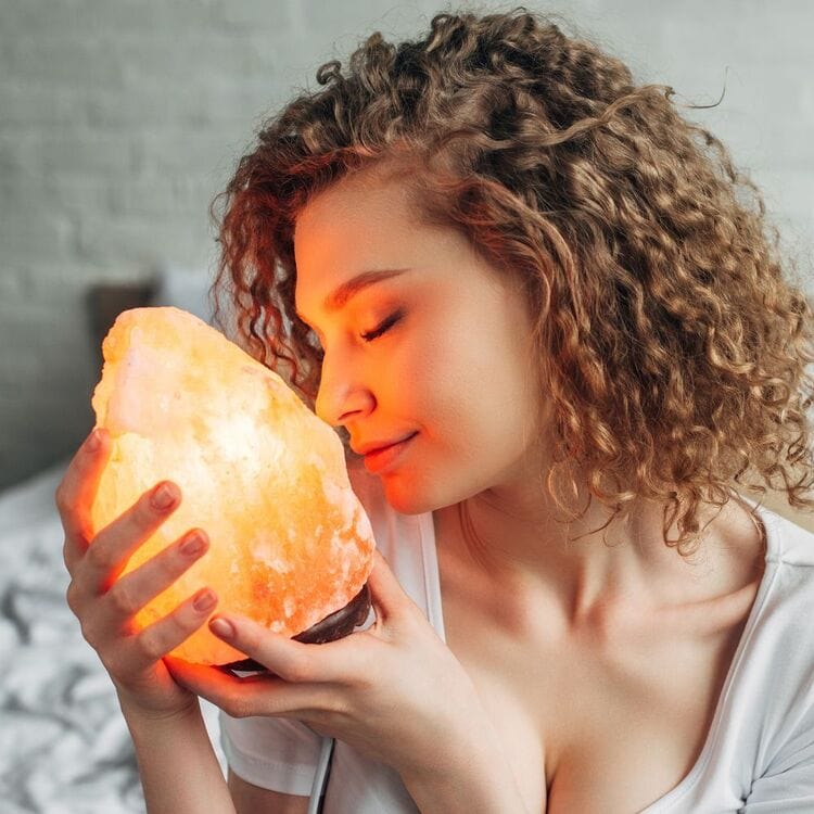Local Kiwi Deals Electronics Milano Led Salt Crystal Lamp Dark Base