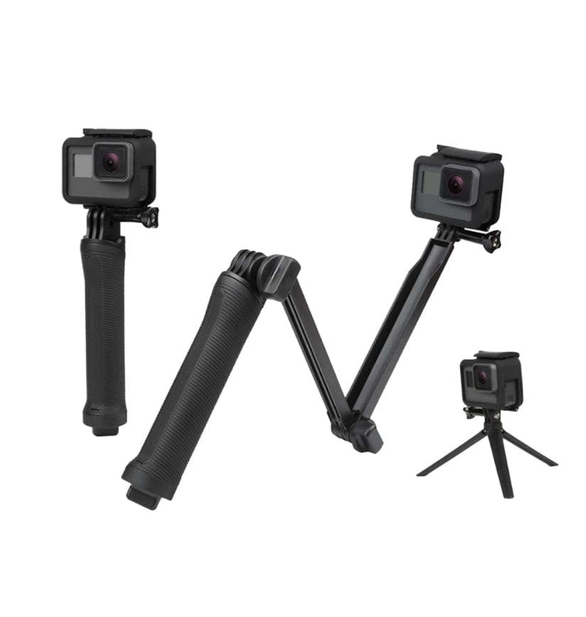 Local Kiwi Deals Electronics OEM 3-Way Extendable MonoPod - For GoPro / Insta360 & Action Cams