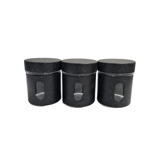 Local Kiwi Deals KITCHEN ORGANISERS BLACK Condiments 3 Piece Set