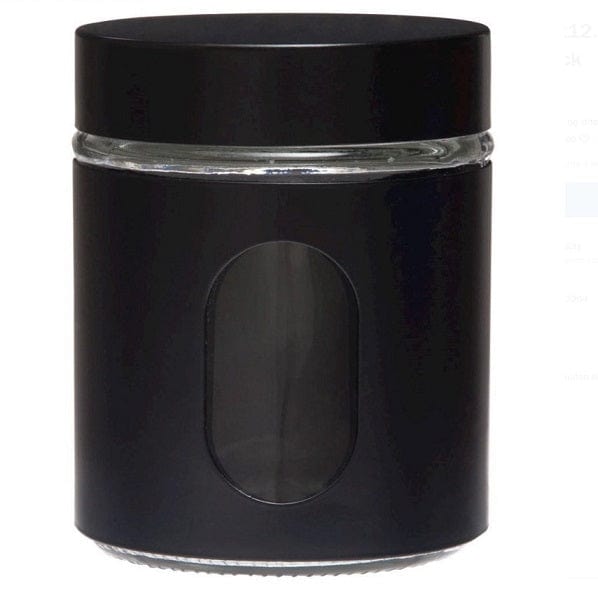Local Kiwi Deals KITCHEN ORGANISERS BLACK Tablefair Canister - 10x12.5cm