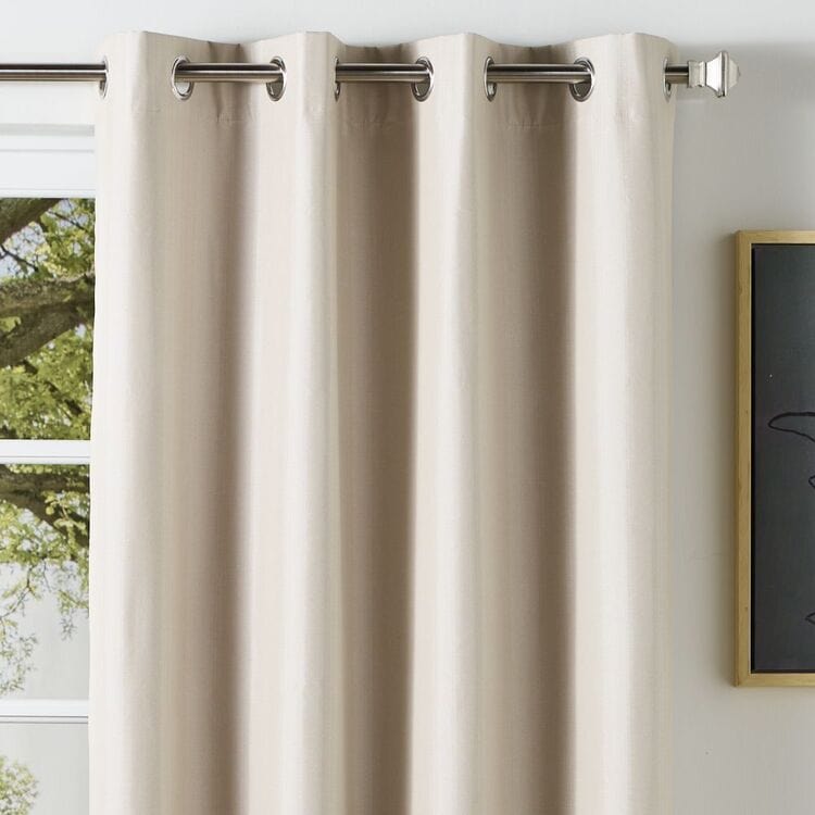Local Kiwi Deals Mix Items Brampton House Monte Carlo Single Blockout Eyelet Curtain Charcoal or Silver 135 x 223 cm