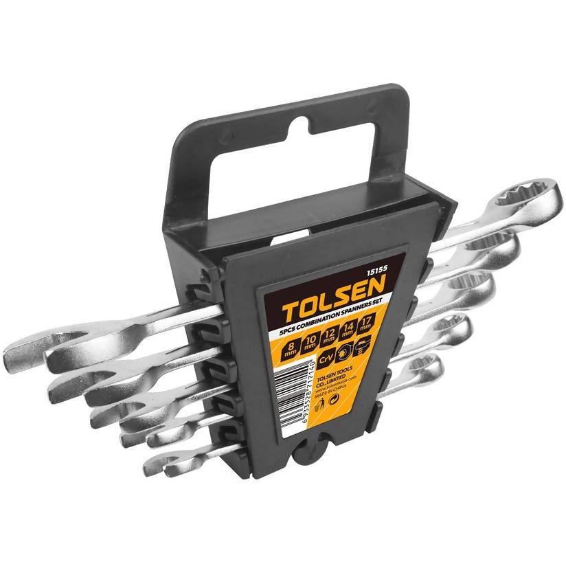 5pc 8-17mm Combination Spanner Set - Local Kiwi Deals