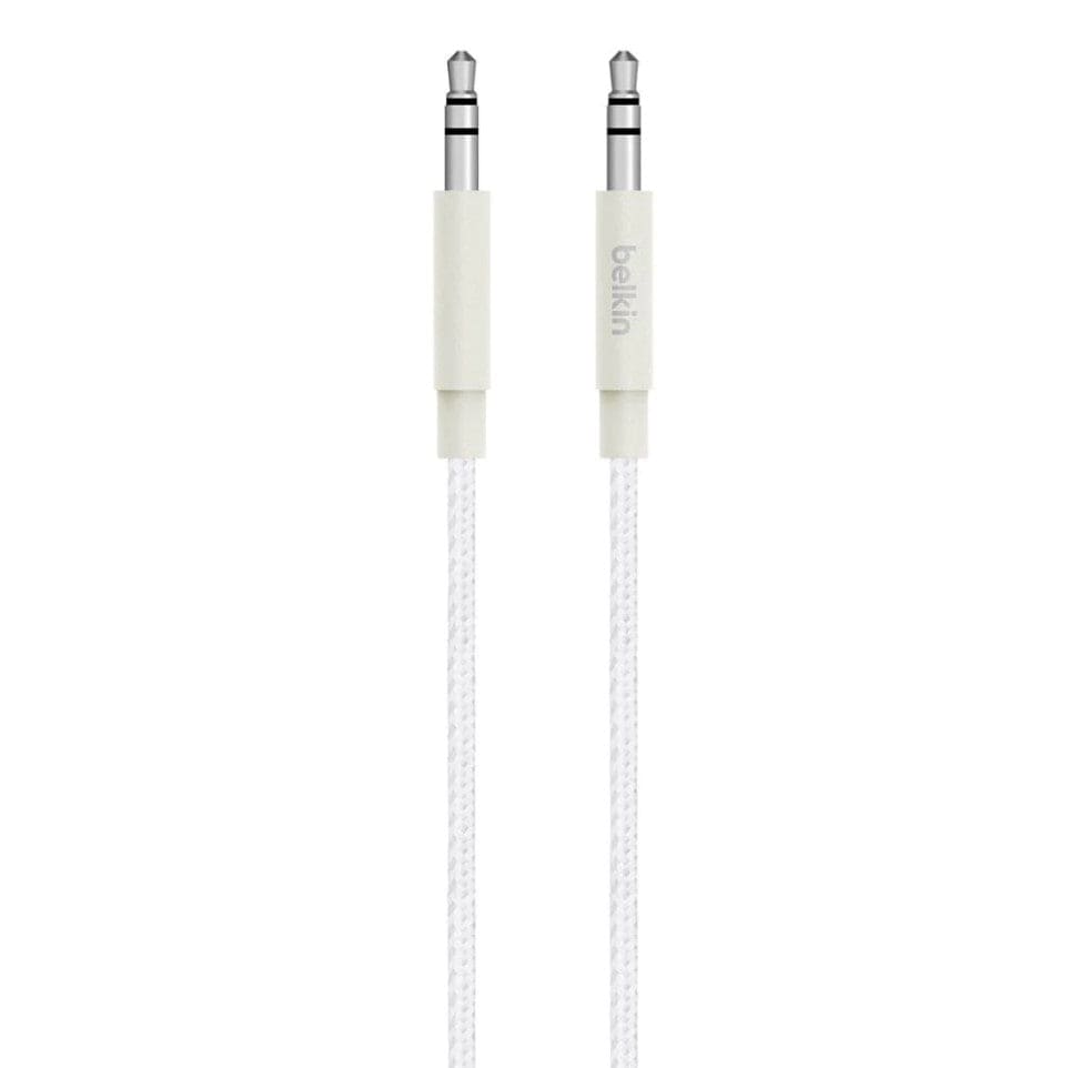 Local Kiwi Deals Music and Instruments Belkin MIXIT Metallic AUX Cable WHITE/GOLD/ROSE GOLD
