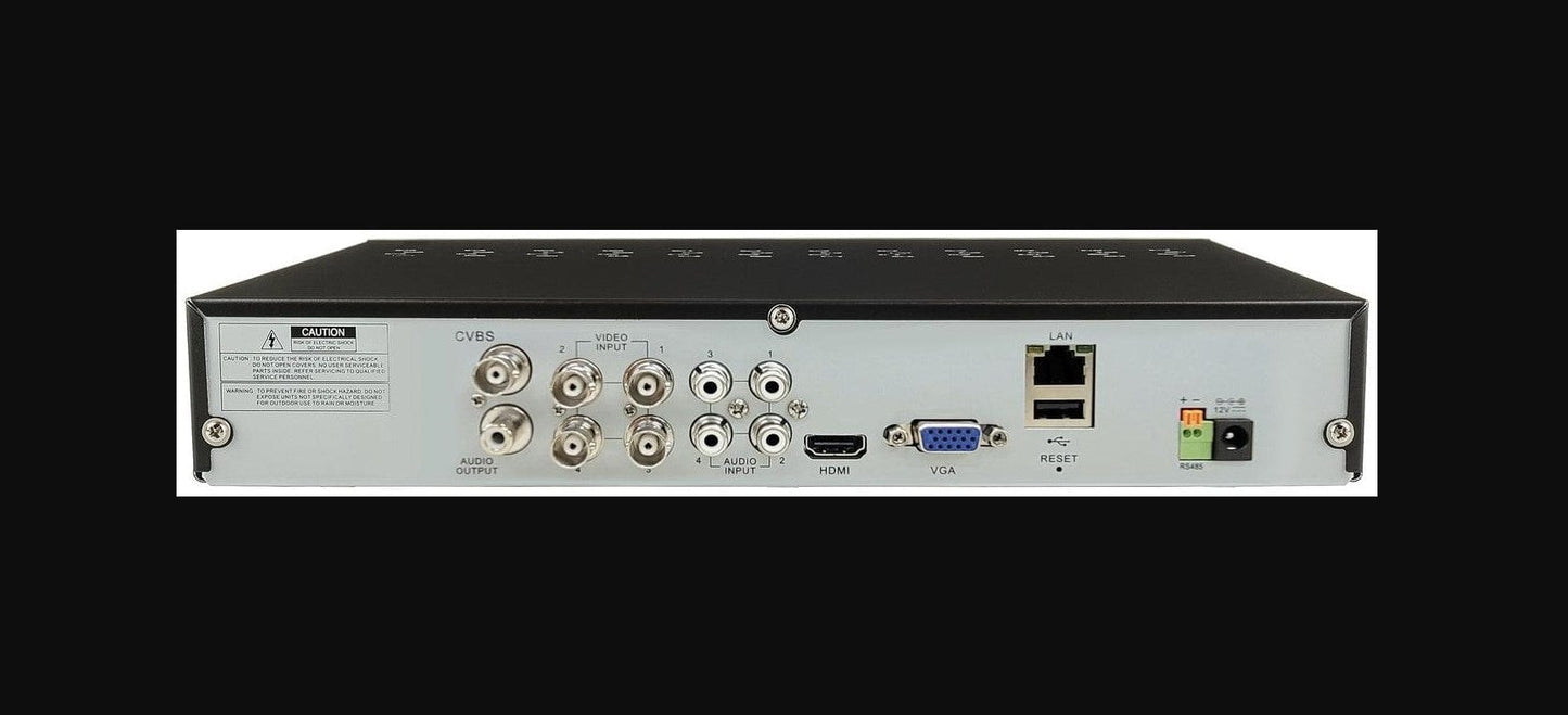 Local Kiwi Deals Security, Locks and Alarms CONCORD 4 Channel 4K DVR Package - 4x4K PIR Cameras