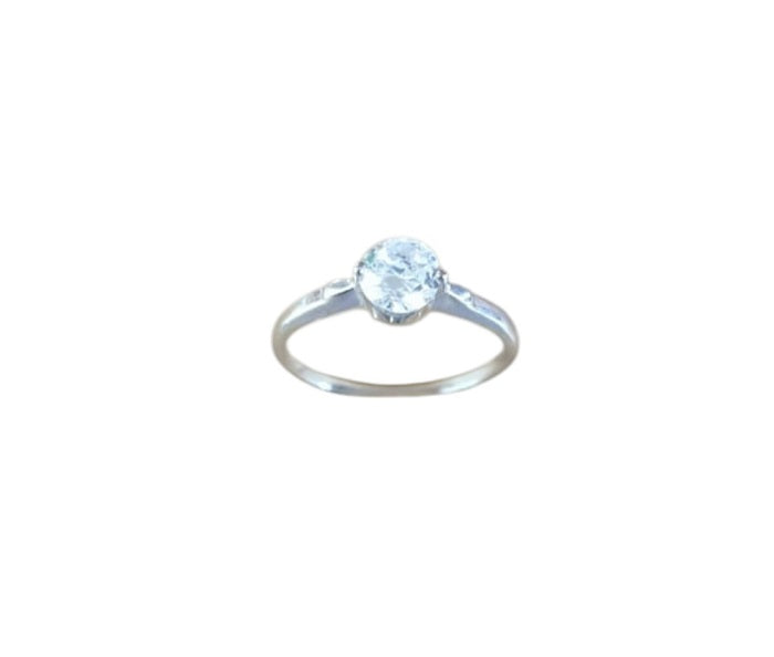 24pcs Artificial Silver Toned Rings