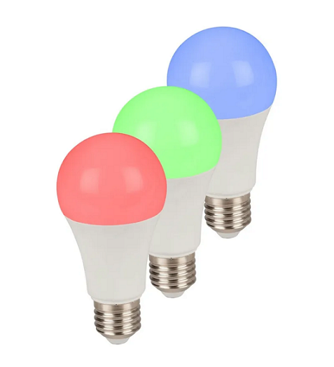 Powertech Smart Wi-Fi LED E27 Bulb with Colour Change with Edison Light Fitting Pack of 3