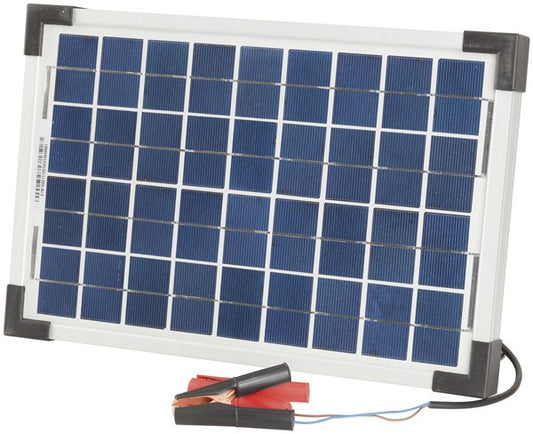 Powertech 12V 10W Solar Panel with Clips ZM9051