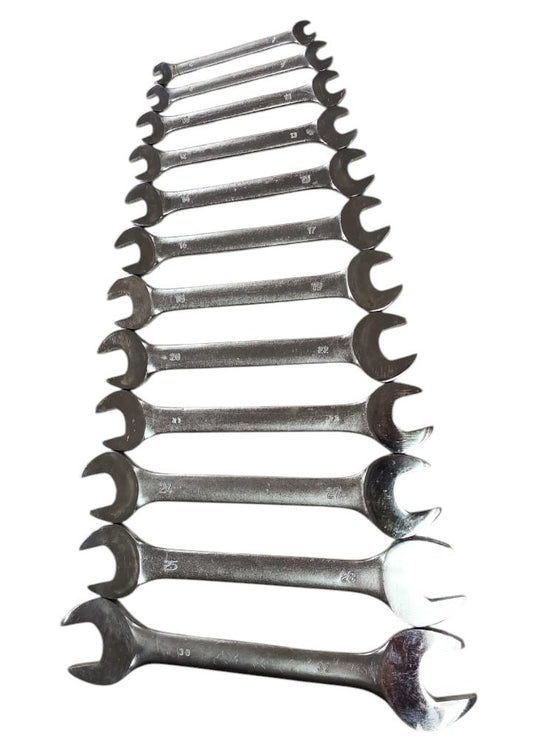 12pcs Open End Heavy Duty Spanner Set 6 - 32mm