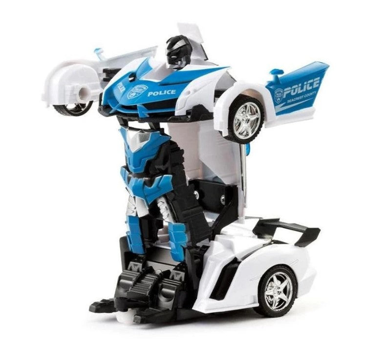 2-in-1 Remote Control Transforming Car (Blue)