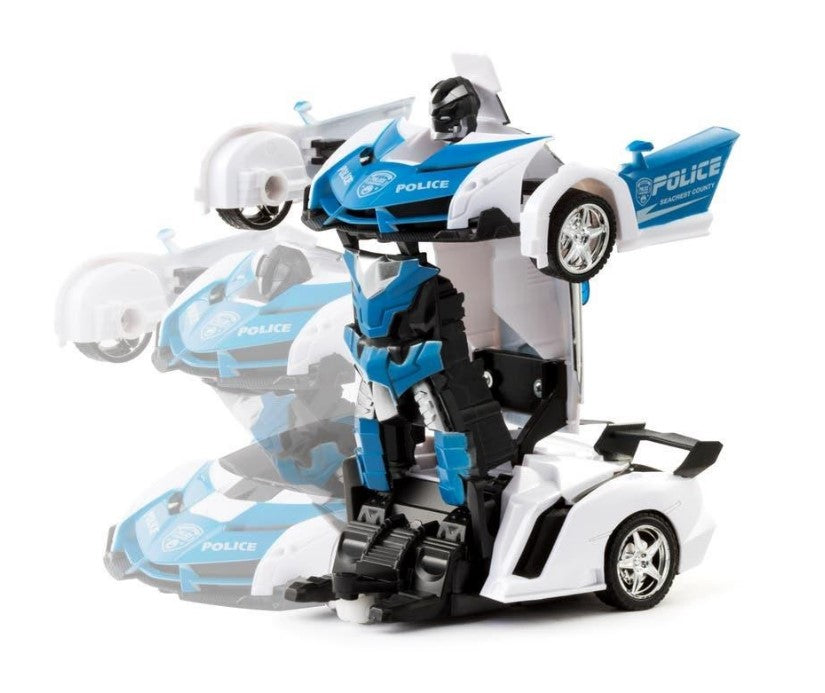 2-in-1 Remote Control Transforming Car (Blue)