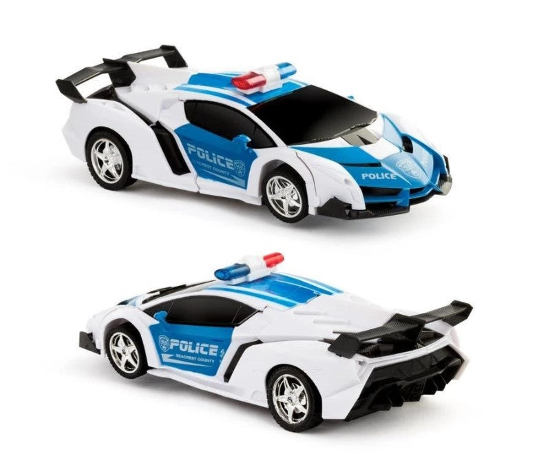 2-in-1 Remote Control Transforming Car (Blue)