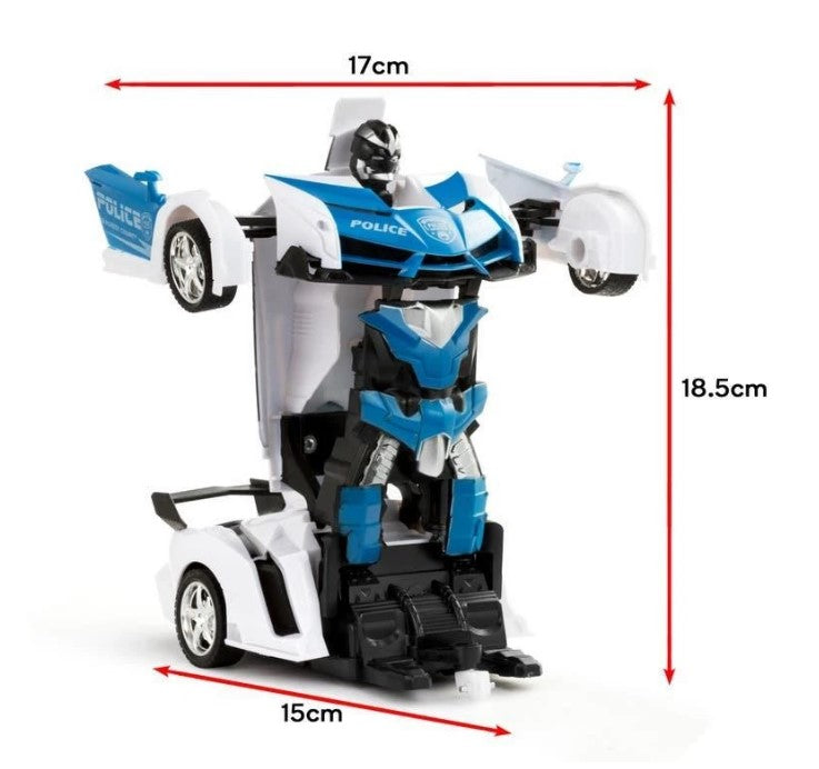 2-in-1 Remote Control Transforming Car (Blue)