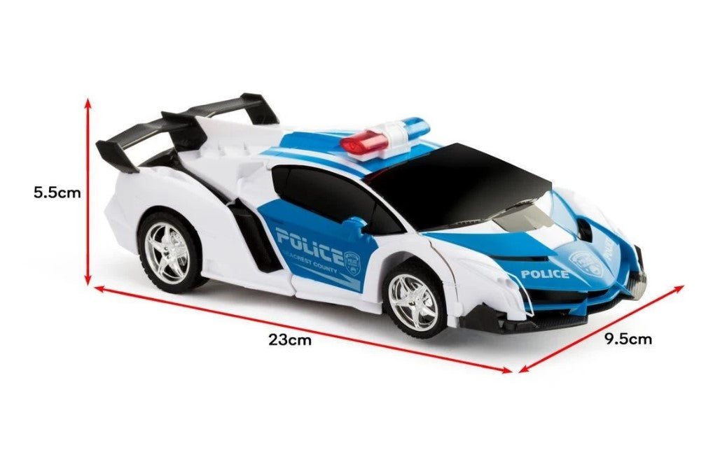 2-in-1 Remote Control Transforming Car (Blue)