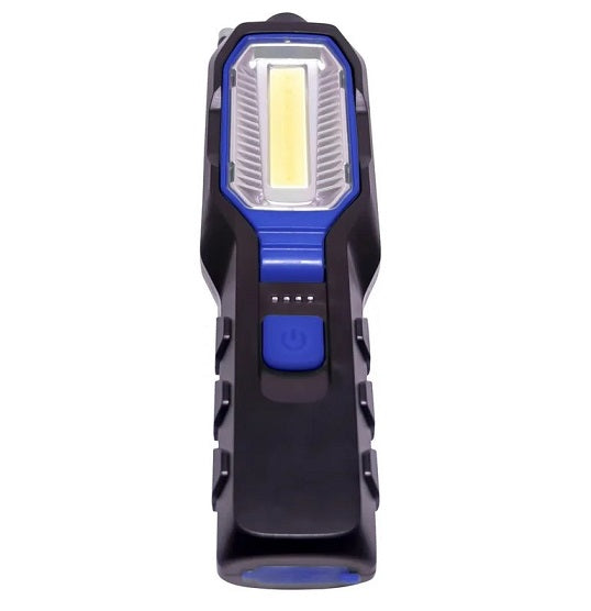 Powertech 240 Lumen Rechargeable and Adjustable COB Worklight with Magnet, Hook and USB Output ST3494