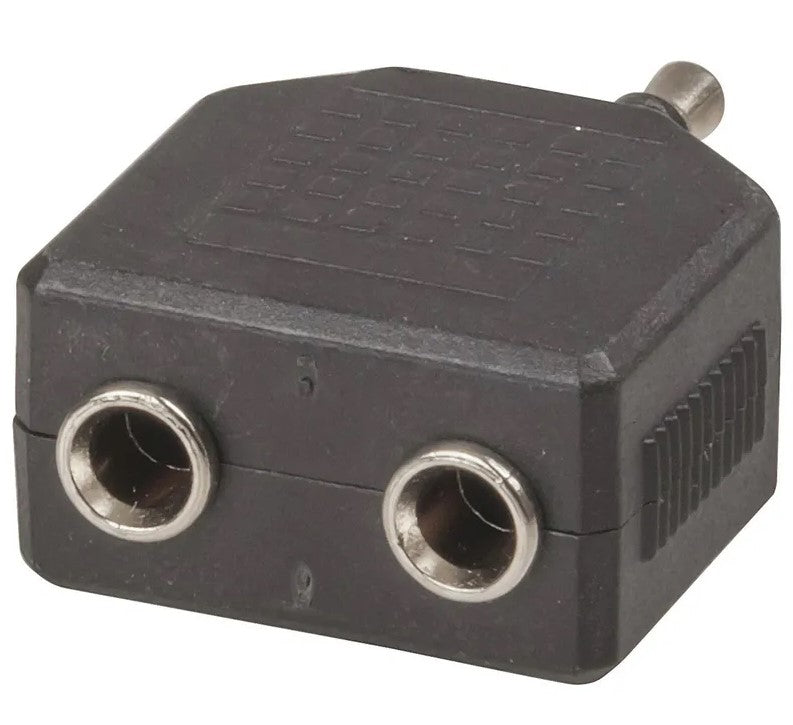 3.5mm Stereo Plug to 2 X 3.5mm Stereo Sockets Adaptor PA3582