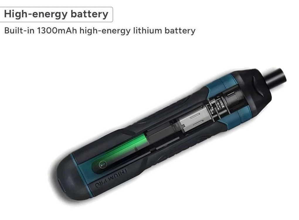 40 Piece 3.6V Cordless Electric Screwdriver Set