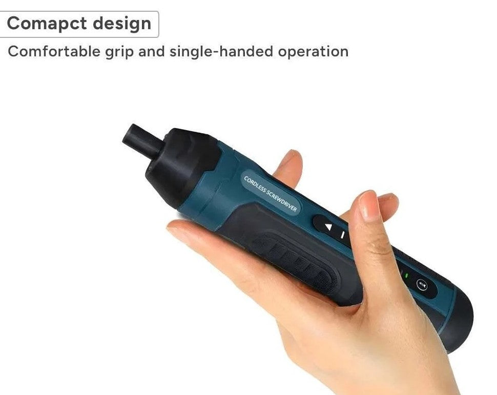 40 Piece 3.6V Cordless Electric Screwdriver Set