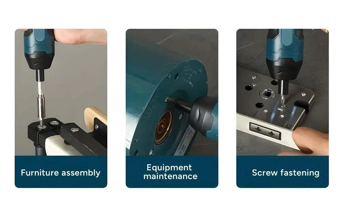 40 Piece 3.6V Cordless Electric Screwdriver Set