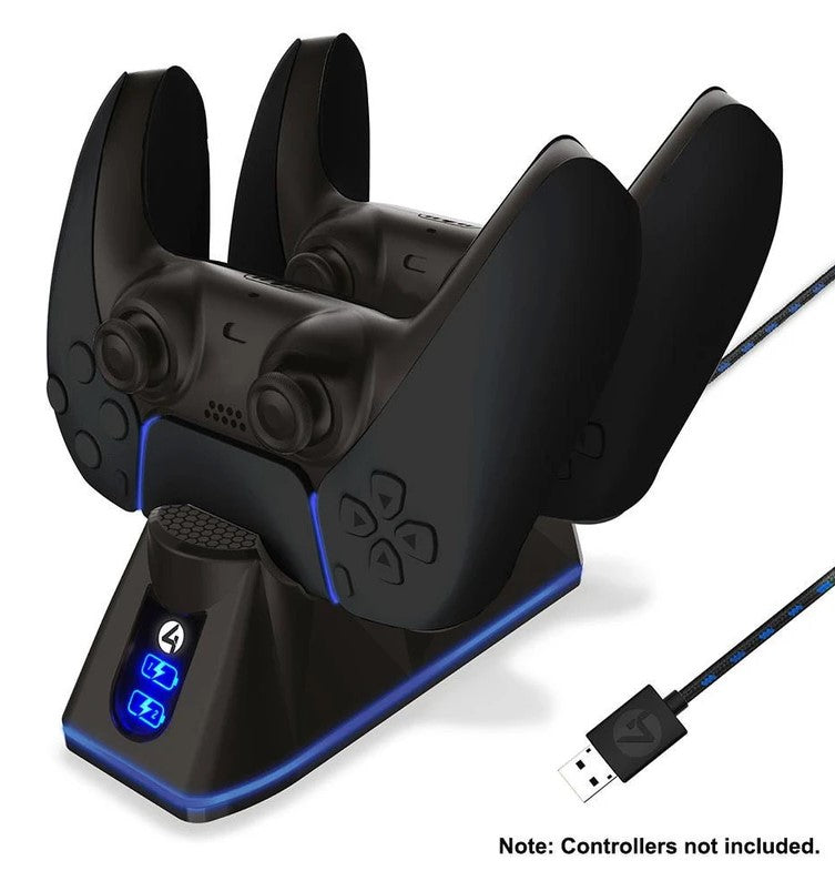 4Gamers PS5 SP-C100V Twin Charging Dock (Black)