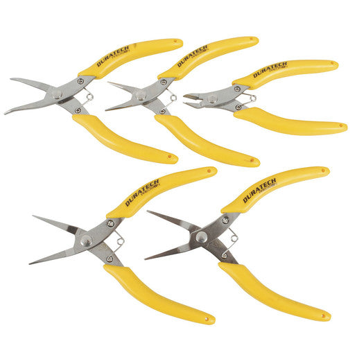 Duratech 5 Piece Stainless Steel Tool Set 4 Pliers and 1 Cutter TH1812