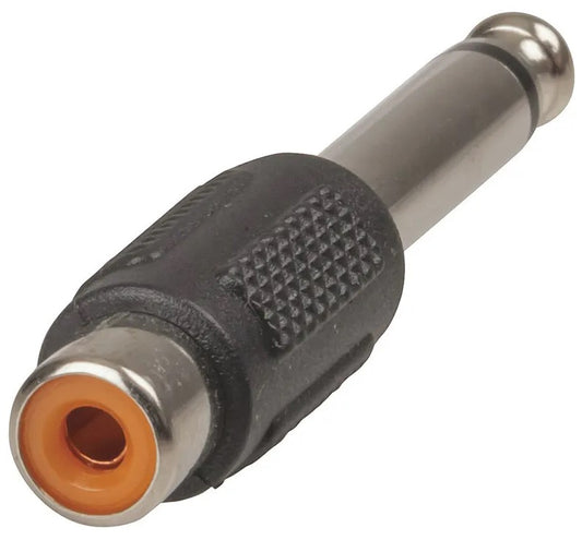6.5mm Mono Plug to RCA Socket Adaptor PA3592