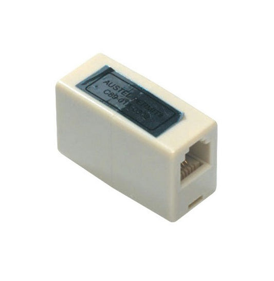 6P/4C US Modular Inline Coupler Socket to Socket YT6060
