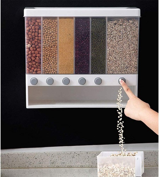 6 Grid Grain Storage Dispenser (10Kg) PICK UP ONLY