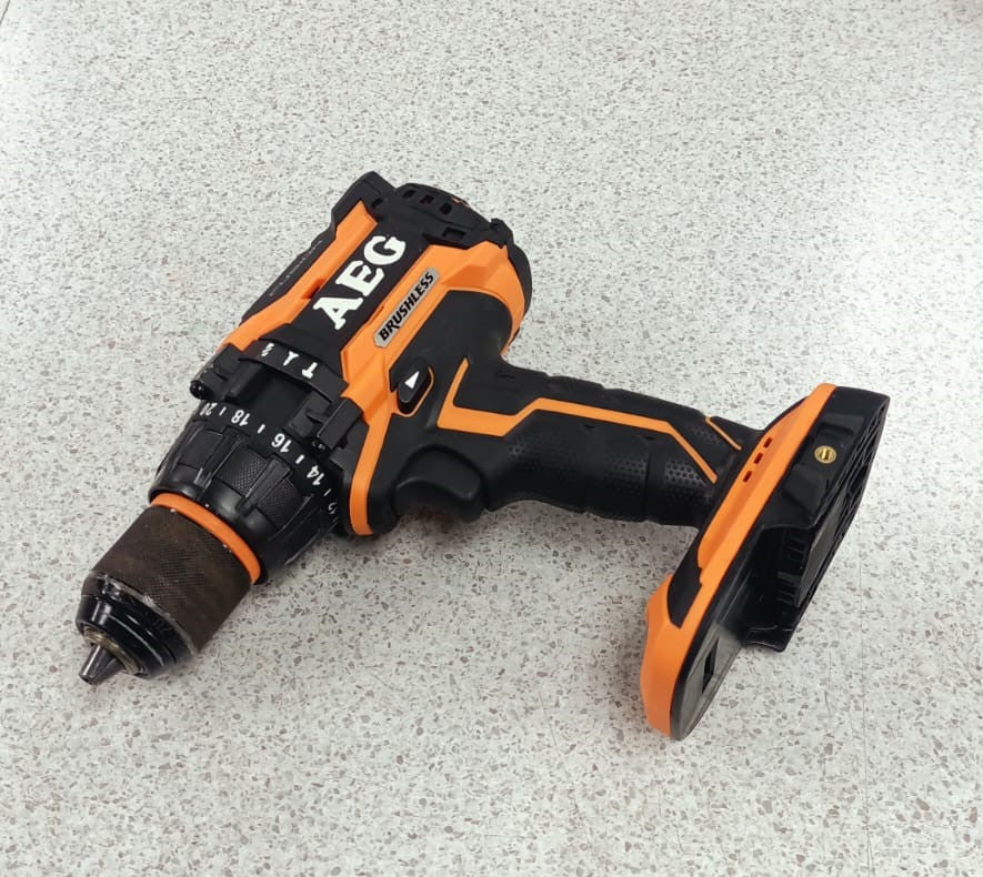 AEG FUSION 18V Brushless Hammer Drill SKIN ONLY - BSB18BL (USED)