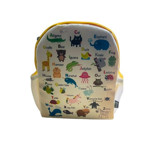 ALPHABET BACKPACK YELLOW – The Budget Warehouse