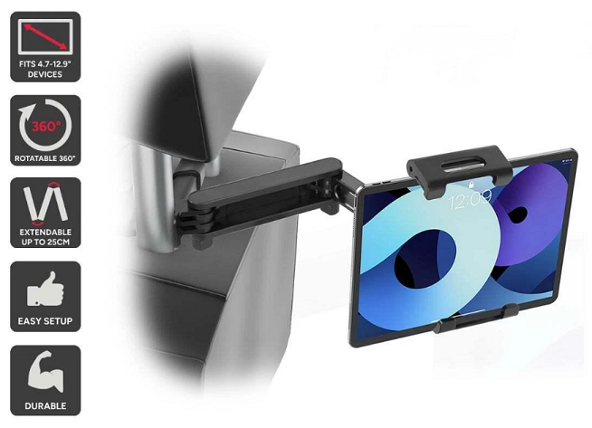 Adjustable Car Back Seat Tablet and Phone Holder