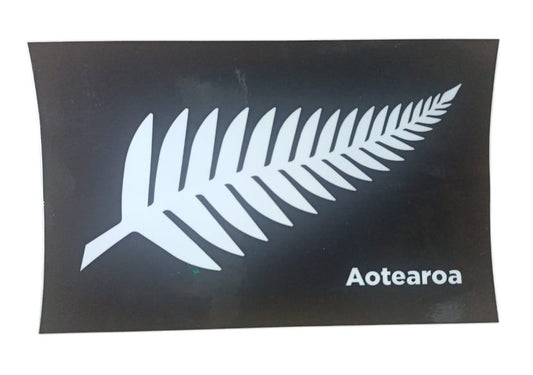 Aotearoa Silver Fern Vinyl Car Sticker