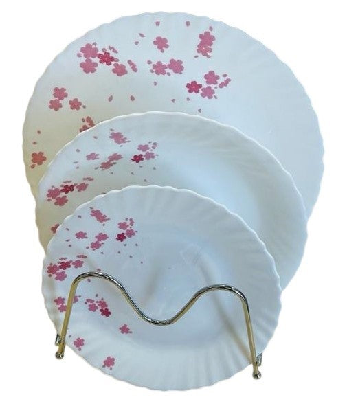 BESTWAY PRANAV OPAL DINNERWARE 18PCS SET - PINK