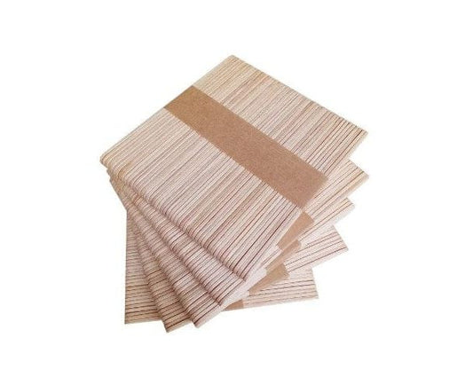 BULK BUY 10pk x 100pcs SMALL WOODEN TONGUE DEPRESSOR SPATULA 4.5"