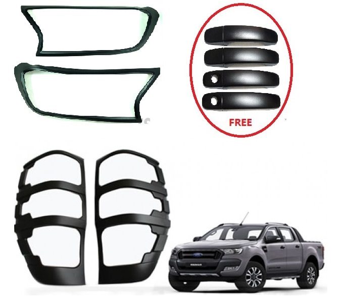 Headlight & Tail Light Cover + Handle Cover - Ford Ranger 2015+