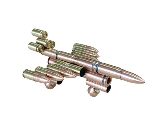 Jet Bullet Shell Bullet Shell Casings Shaped Rare Model Air Force Jet Airplane (SMALL ...