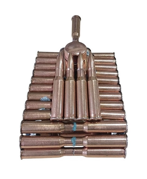 Bullet Shell Casings Shaped Rare Model Army Tank With Wheels (LARGE)