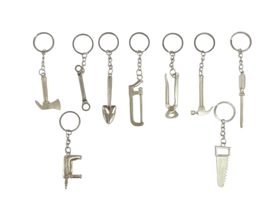 Creative Tool Keychain 9pcs Assorted Designs