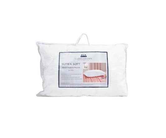 Cuddledown Teddy Fleece Pillow