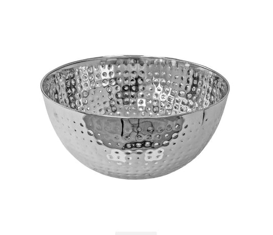 Culinary Co 3pcs Stainless Steel Hammered Salad Bowl Set